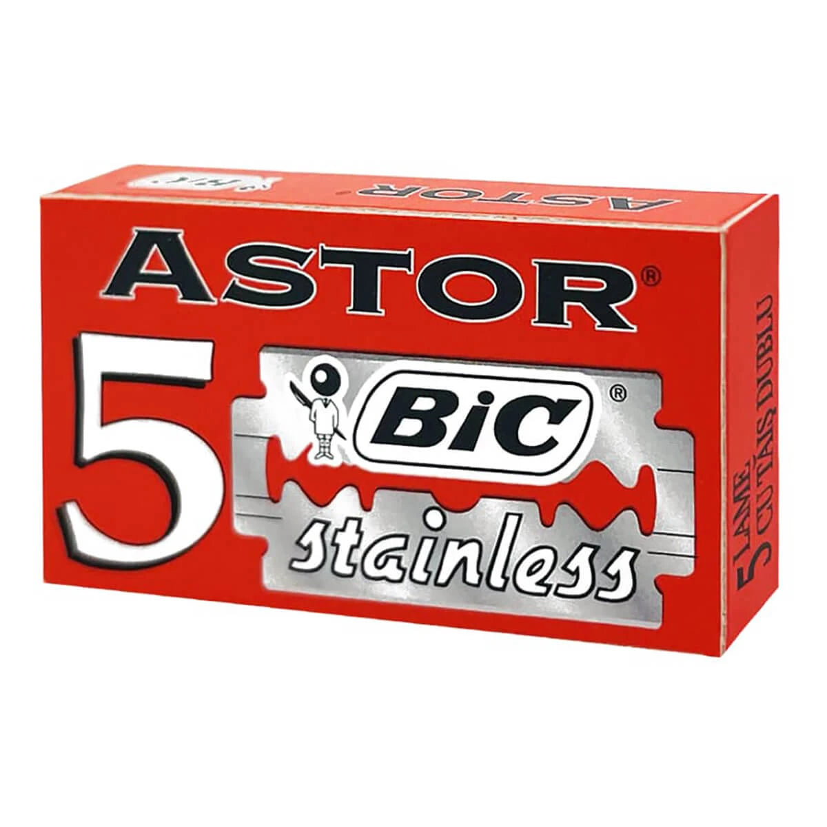 Astor Stainless De-barberblade  2x5 Stk   10 Stk