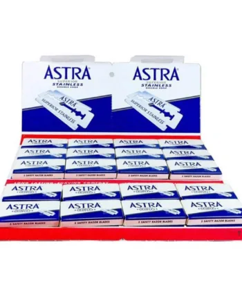 Astra Superior Stainless Blue De-barberblade    Stang  20x5 Stk   100 Stk