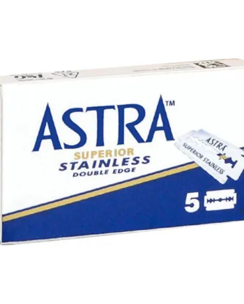 Astra Superior Stainless Blue De-barberblade  2x5 Stk   10 Stk