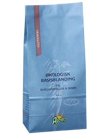 Aurion Basisblanding Til Surdejsboller   Brød Glutenfri øko  425 Gram