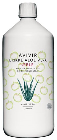Avivir Aloe Vera Drikke 95      æble  1000ml
