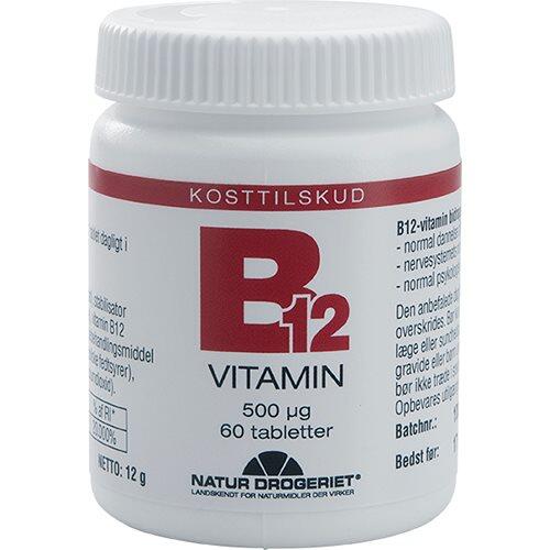 B12 Gold Vitamin 500 Ug 60 Tabletter
