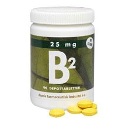 B2 25 Mg 90 Tabletter