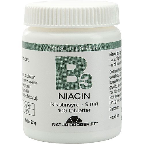 B3 Niacin Nikotinsyre   Mg 100 Tabletter