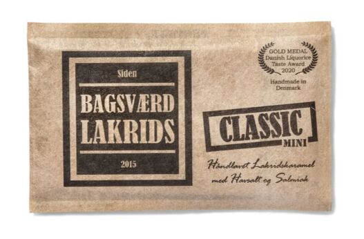 Bagsværd Lakrids Hel Plade Lakrids Quot Classic Mini Quot 40g