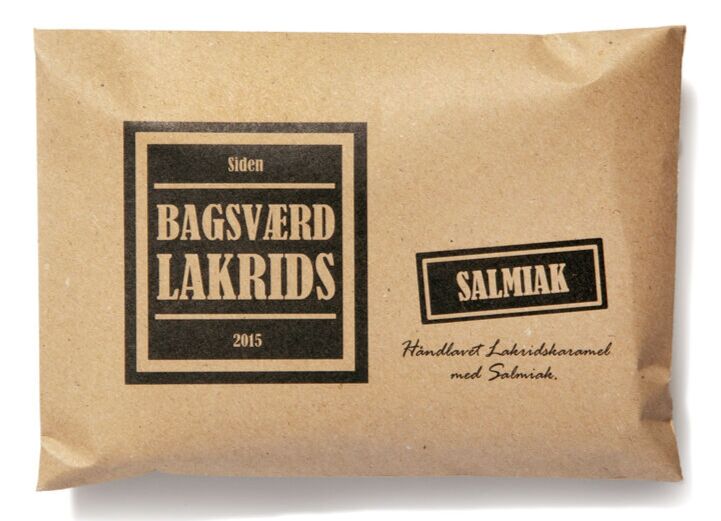 Bagsværd Lakrids Hel Plade Lakrids Quot Salmiak Quot 160g