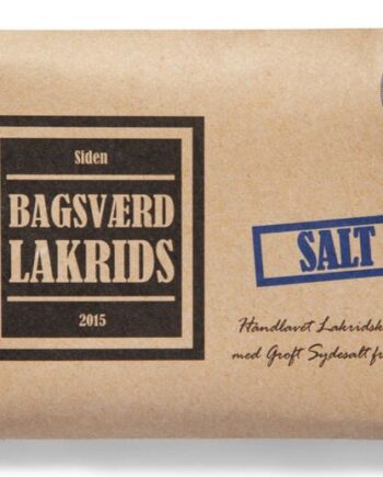 Bagsværd Lakrids Hel Plade Lakrids  Quot Salt Quot  160g