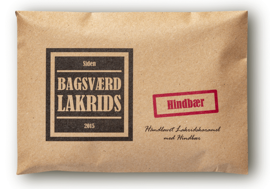 Bagsværd Lakrids Hel Plade Quot Hindbær Quot 160g