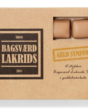 Bagsværd Lakrids Symfoni æske  Quot Guld Symfoni Quot  125g