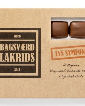 Bagsværd Lakrids Symfoni æske  Quot Lys Symfoni Quot  125g