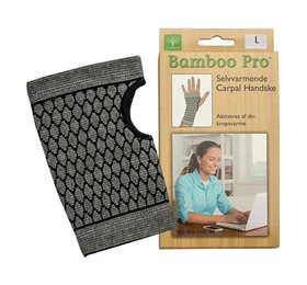 Bamboo Carpal Handske  Str