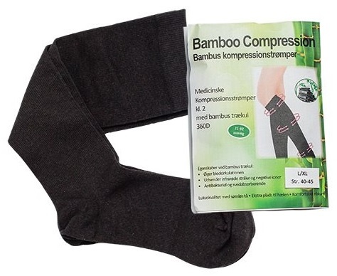 Bamboo Pro Bambus Kompressionsstrømper Kl    Str      1stk