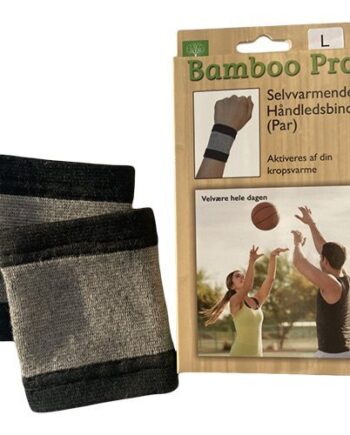 Bamboo Pro Håndledsbind  Selvvarmende  Str
