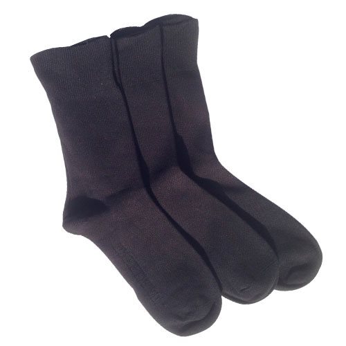 Bamboo Pro Strømper Par Sort Str 37-41