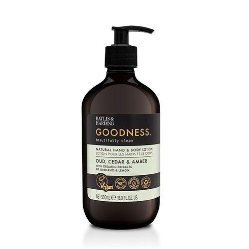 Baylis   Harding Goodness Oud  Cedar   Amber Hand   Body Lotion 500 Ml