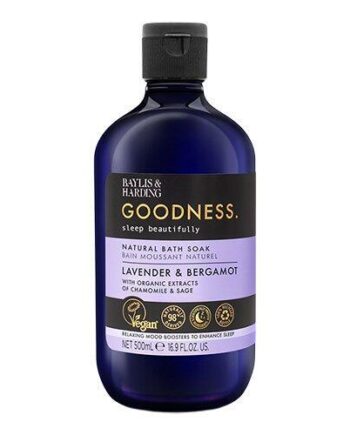 Baylis   Harding Goodness Sleep Lavender   Bergamot Natural Bath Soak Vegansk Skumbad  500ml