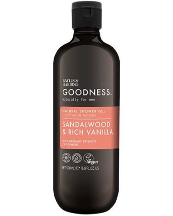Baylis   Harding Men Sandalwood   Rich Vanilla Shower Gel   Rich Vanilla  500ml