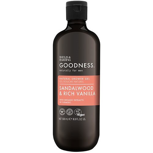 Baylis Harding Men Sandalwood Rich Vanilla Shower Gel Rich Vanilla 500ml