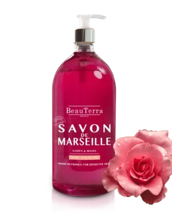 Beau Terra Marseille Liquid Soap Ancient Rose  300ml