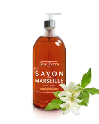 Beau Terra Marseille Liquid Soap Orange Blossom  300ml