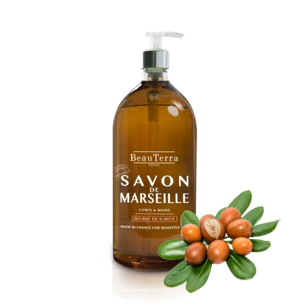 Beau Terra Marseille Liquid Soap Shea Butter 1000ml