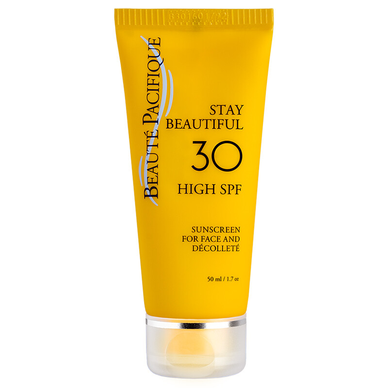 Beauté Pacifique Solcreme Til Ansigtet 30 Spf Stay Beautiful  50ml