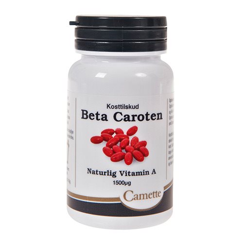 Beta Carotene Fra Camette 100 Kapsler