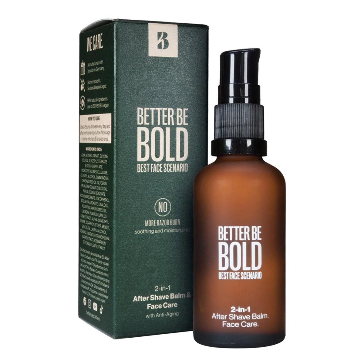 Better Be Bold Best Face Scenario 2in1 Aftershave Balm Face Cream 50 Ml