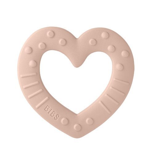 Bibs Baby Bitie Heart Blush   Stk