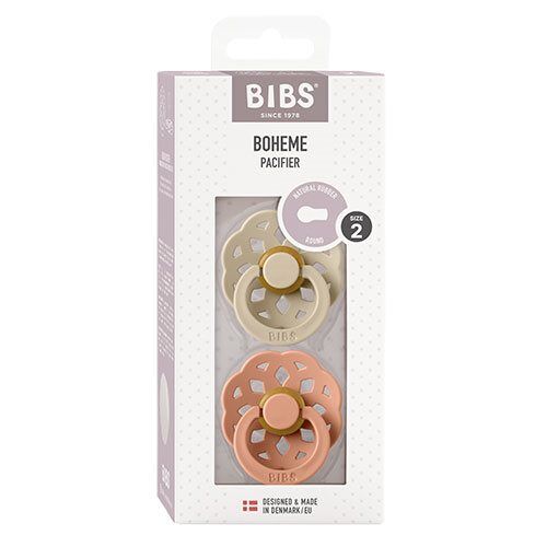 Bibs Boheme Latex Size   Vanilla Peach   Pack