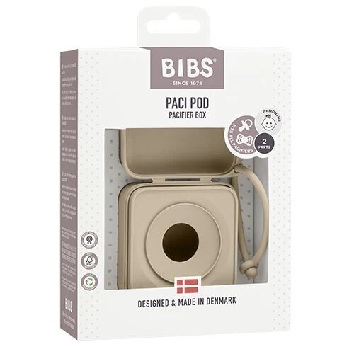 Bibs Pacifier Box Vanilla 1pk