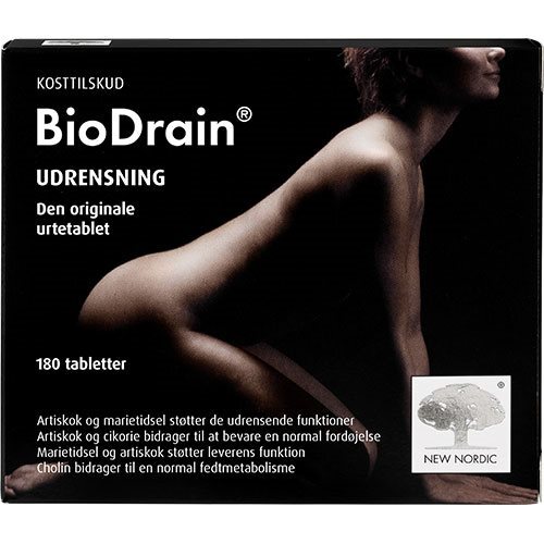 Biodrain Udrensningskur 180 Tabletter