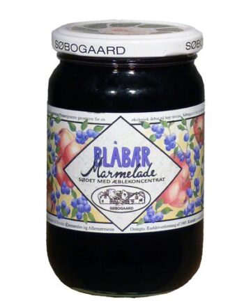 Blåbærmarmelade Sødet   æble