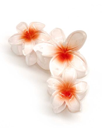 Blomster Hårklemme Peachy Stor