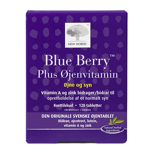 Blue Berry Plus øjenvitamin 120 Tabletter