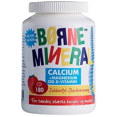 Børnemineral    Skovbær 180 Tabletter