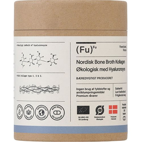 Bone Broth Collagen Hyaluronsyre 300 Kaps