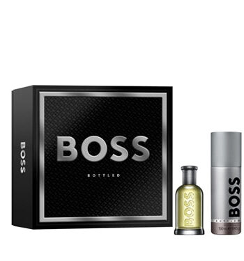 Boss Bottled Eau De Toilette 50 Ml   Boss Bottled Deodorant Spray 150 Ml Gavesæt