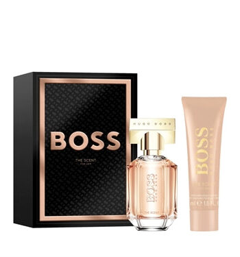 Boss The Scent For Her Eau De Parfum 30 Ml   Perfumed Body Lotion 50 Ml Gavesæt