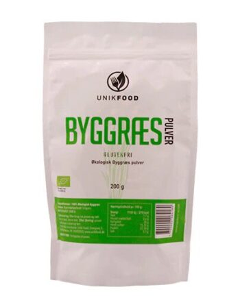 Byggræs Pulver øko  200 Gram