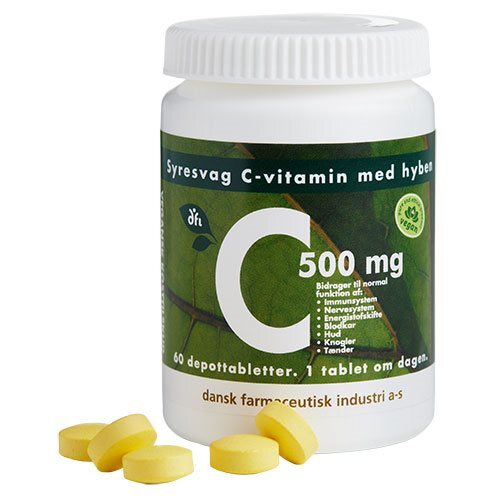C500 Mg Syresvag  -vitamin 60 Tabletter