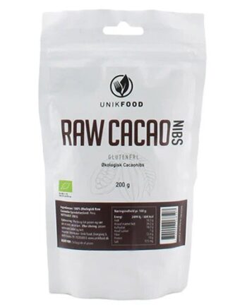 Cacao Nibs Grofthakkede øko  200 Gram