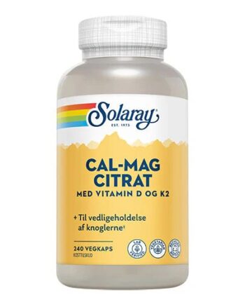Cal-mag Citrat Med Vitamin   Og K2 240 Kapsler