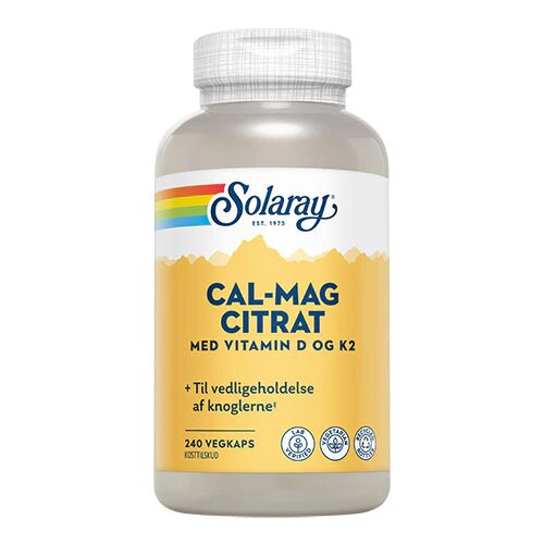 Cal-mag Citrat Med Vitamin Og K2 240 Kapsler