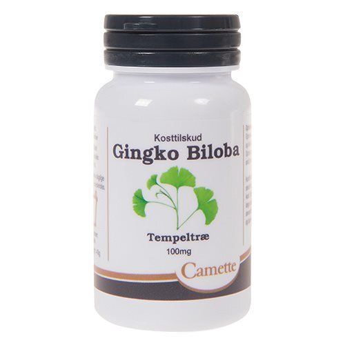 Camette Ginkgo Biloba 100 Mg 90 Tabletter