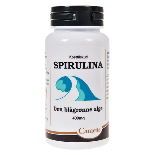 Camette Spirulina Den Blågrønne Alge  180tab