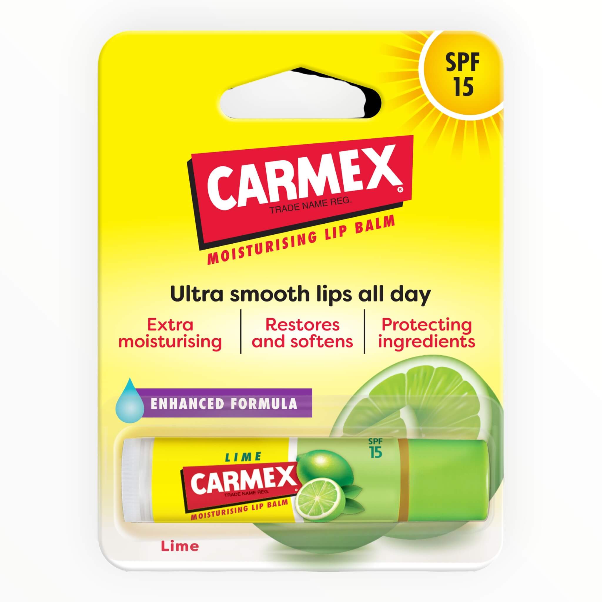 Carmex Læbepomade  Lime Stick  Spf 15    25