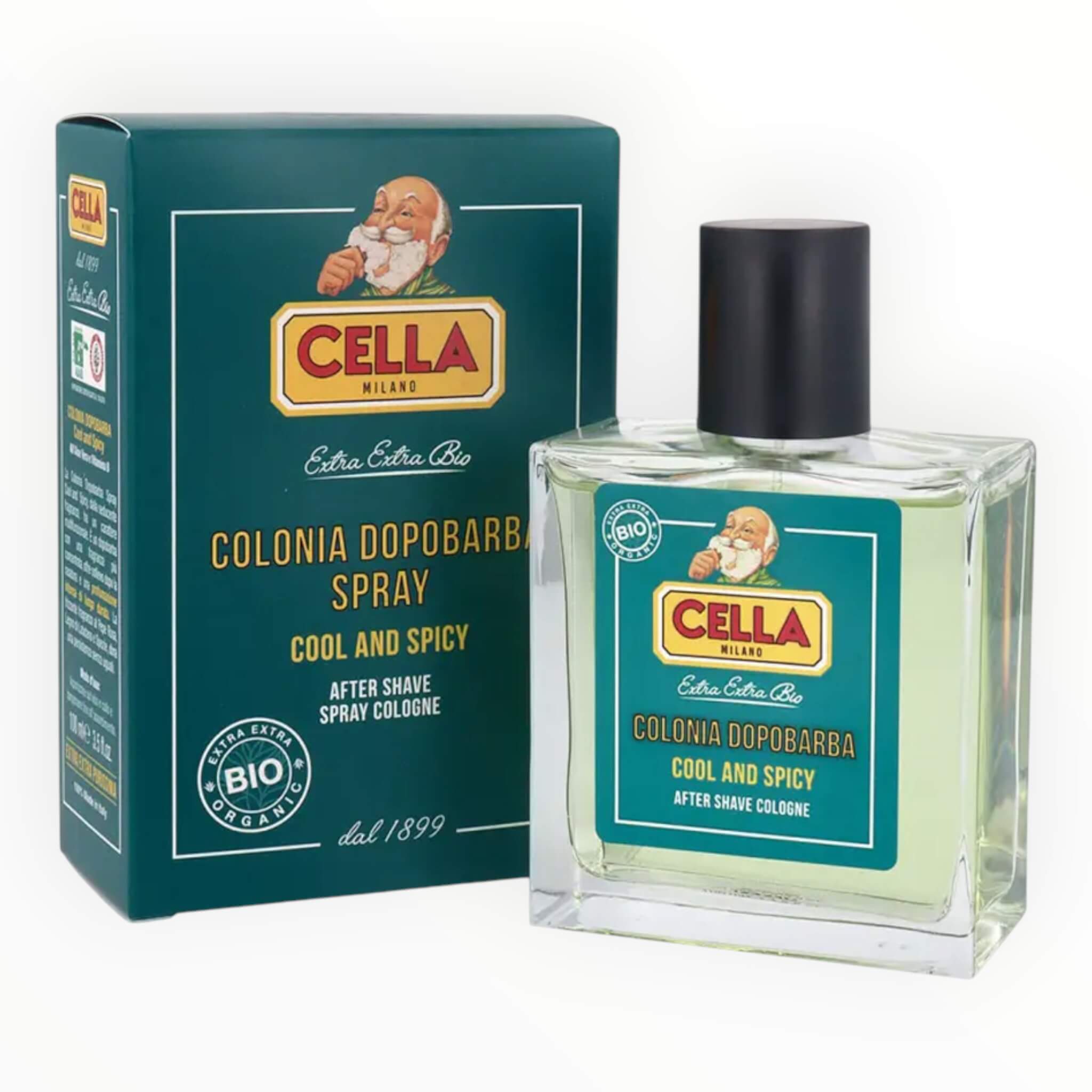 Cella Milano Aftershave Cologne Spray  Cool   Spicy  100 Ml