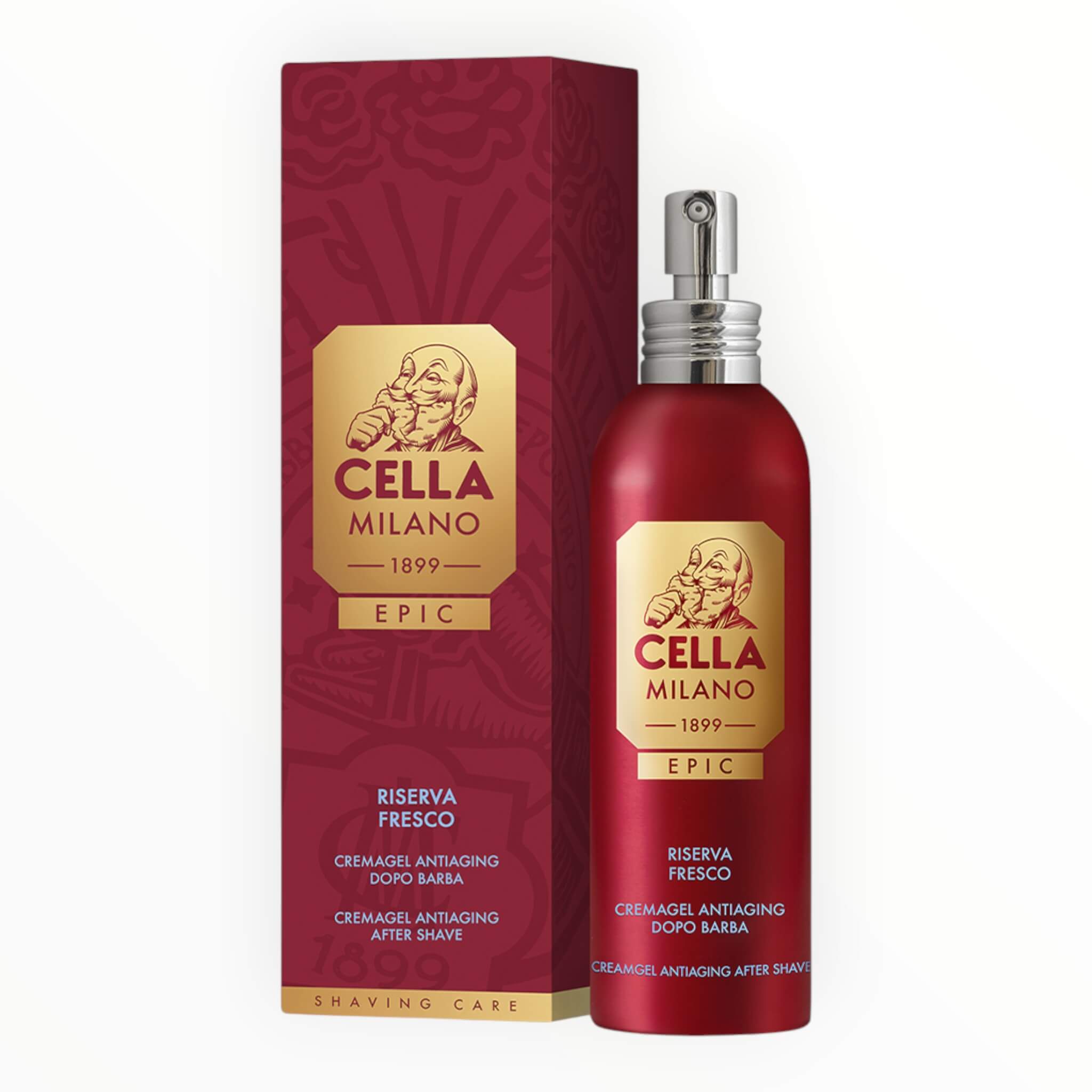 Cella Milano Epic Aftershave Cream Gel  Anti-aging  Riserva Fresco  100 Ml