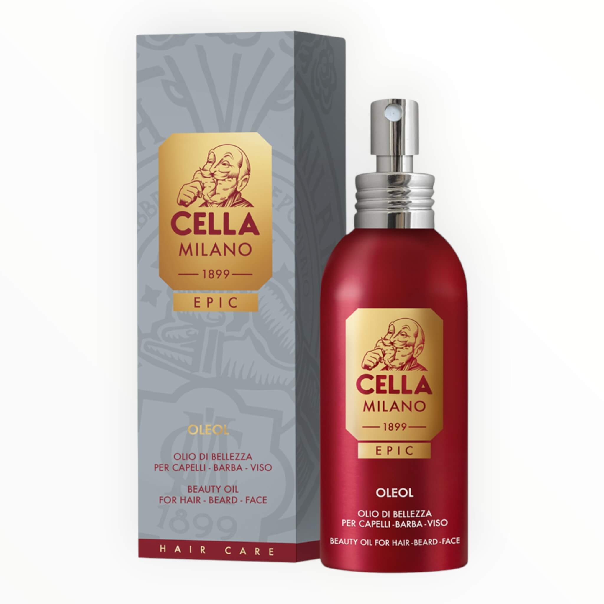 Cella Milano Epic Beauty Oil Hair  Beard   Face  50 Ml